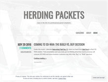 Tablet Screenshot of herdingpackets.net